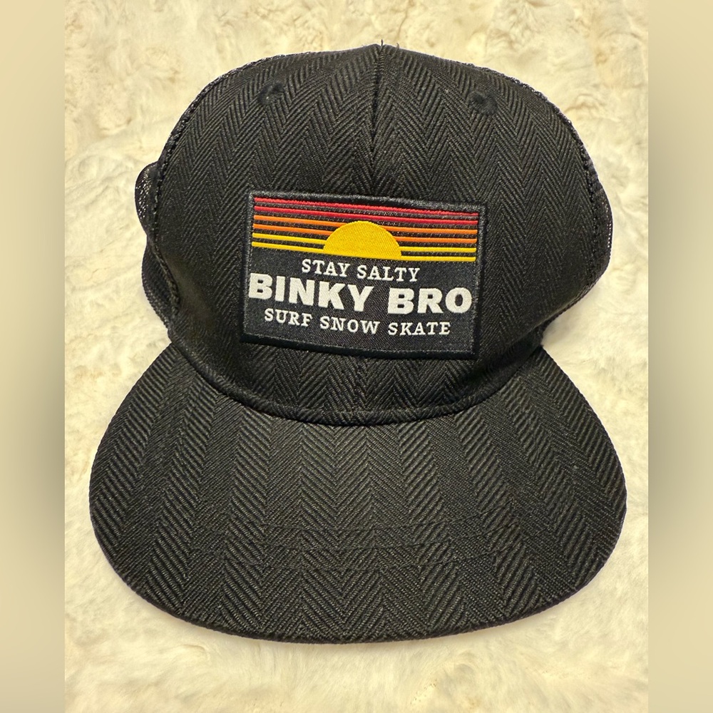 Black Binky Bro Toddler Hat